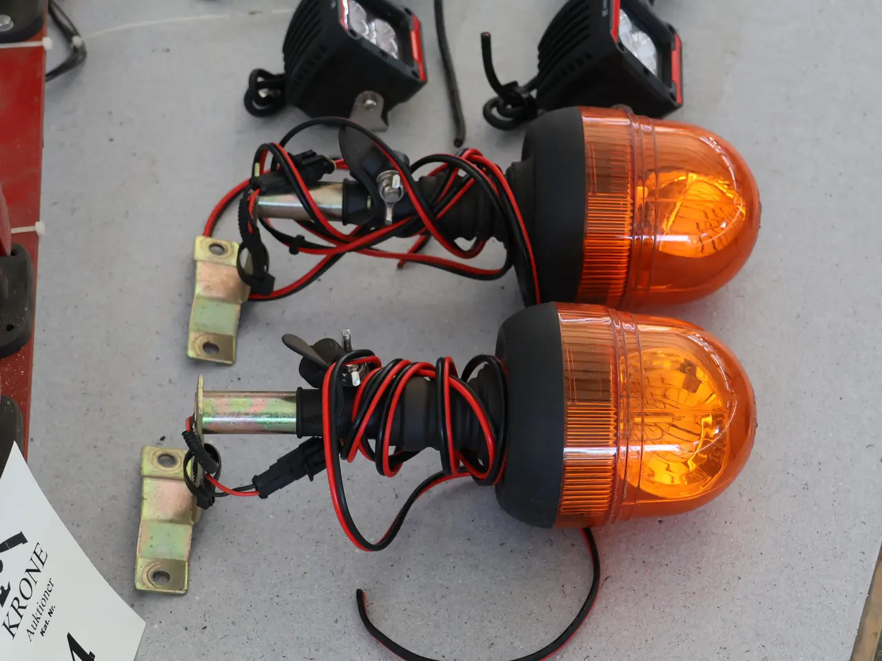 Billede 3 - Rotorblink m/holdere og div Led arbejdslamper