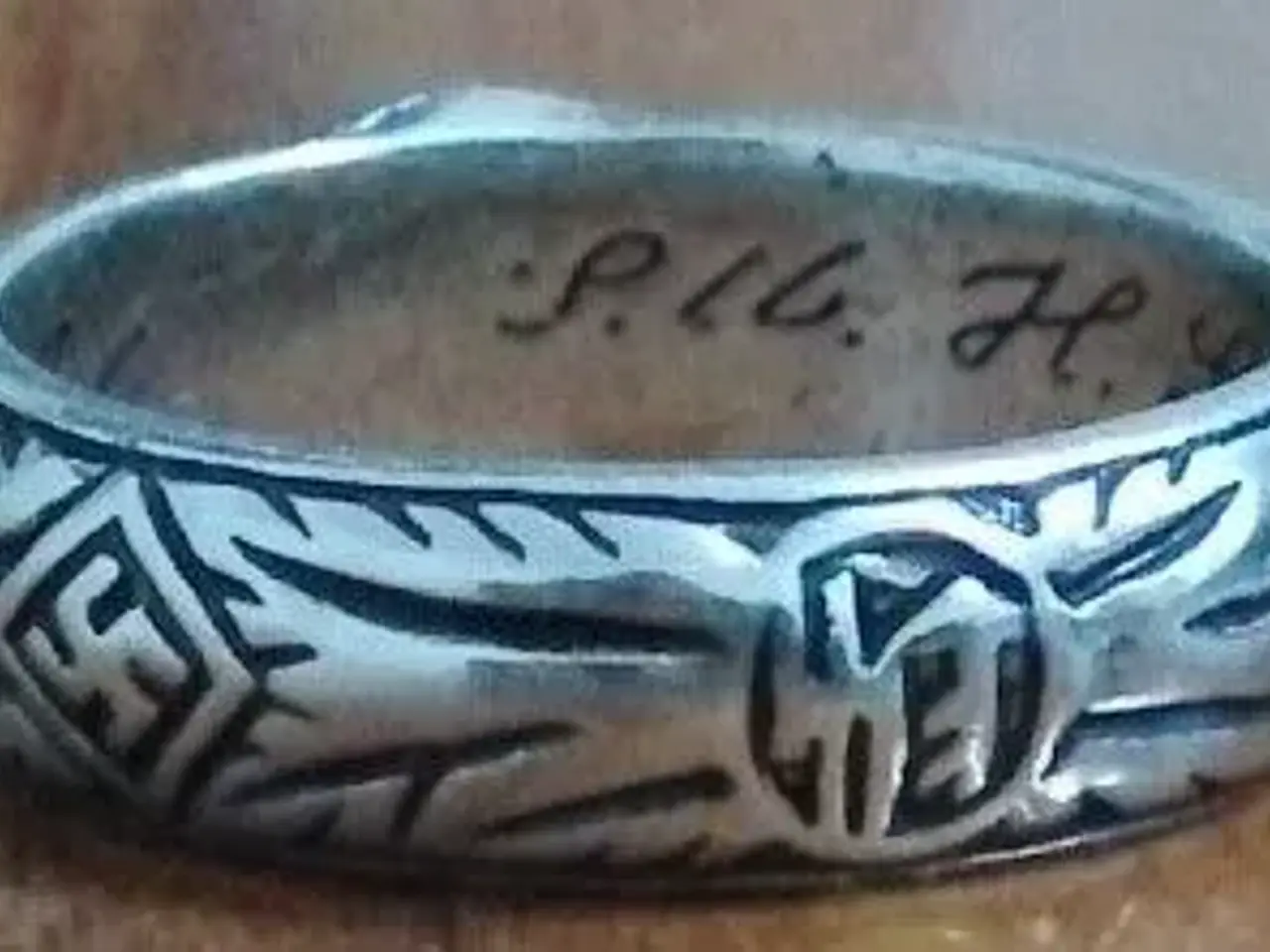 Billede 5 - Tyskland militær, SS totenkopf ring