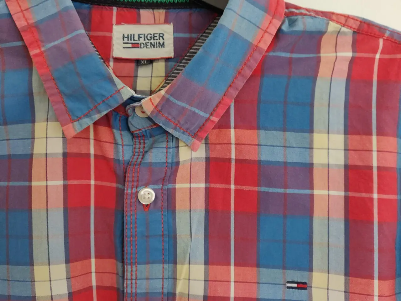 Billede 3 - Retro Tommy Hilfiger (Hilfiger Denim) Ternet skjor