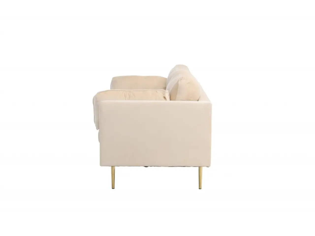Billede 12 - Boom 3 personers Sofa - Beige og Messing