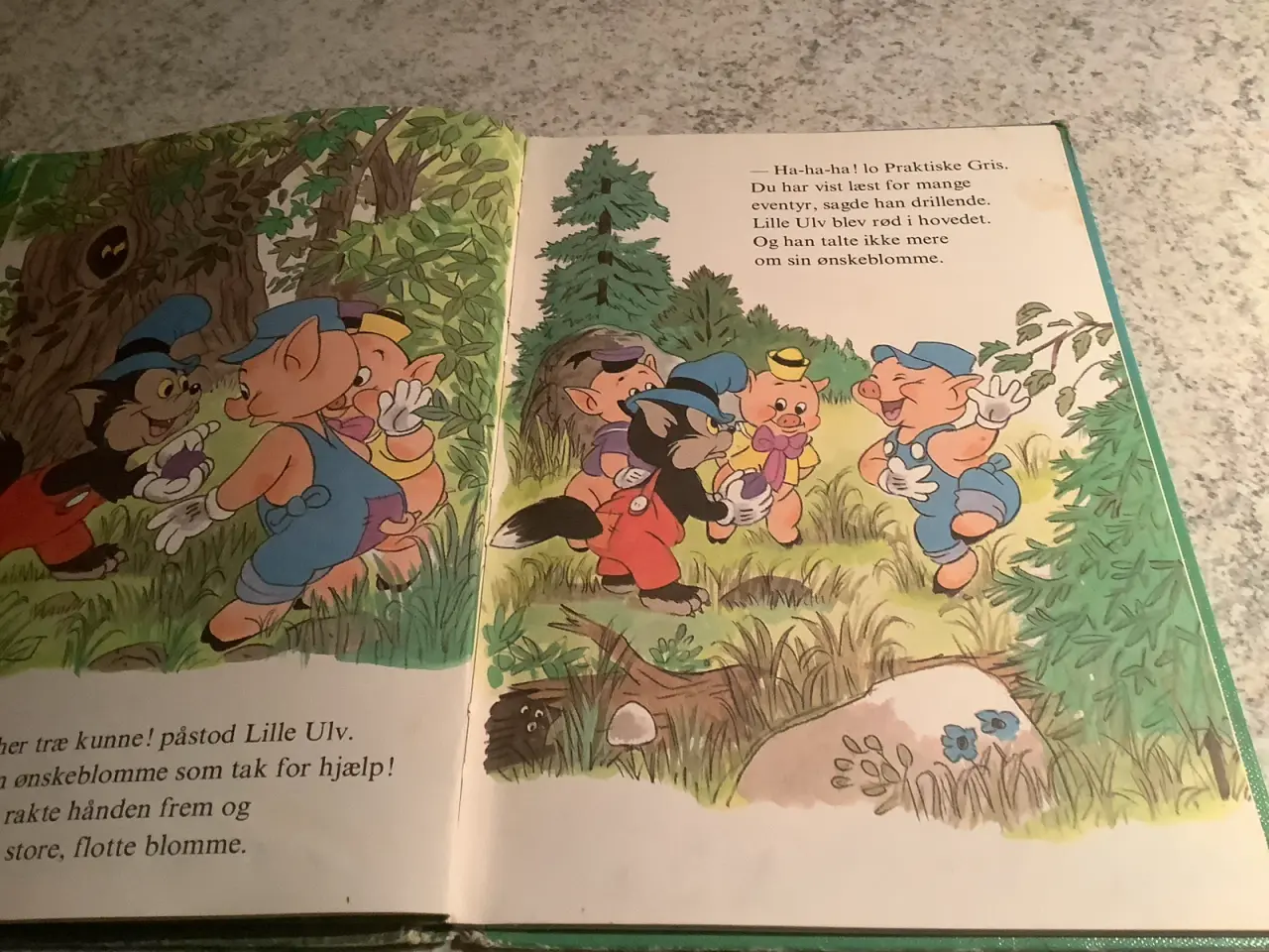 Billede 2 - “Lille ulv og de tre ønsker” Walt Disney