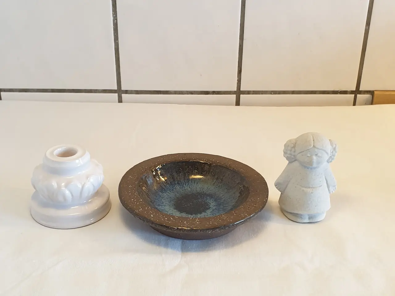 Billede 1 - Brugskunst stage askebæger figur