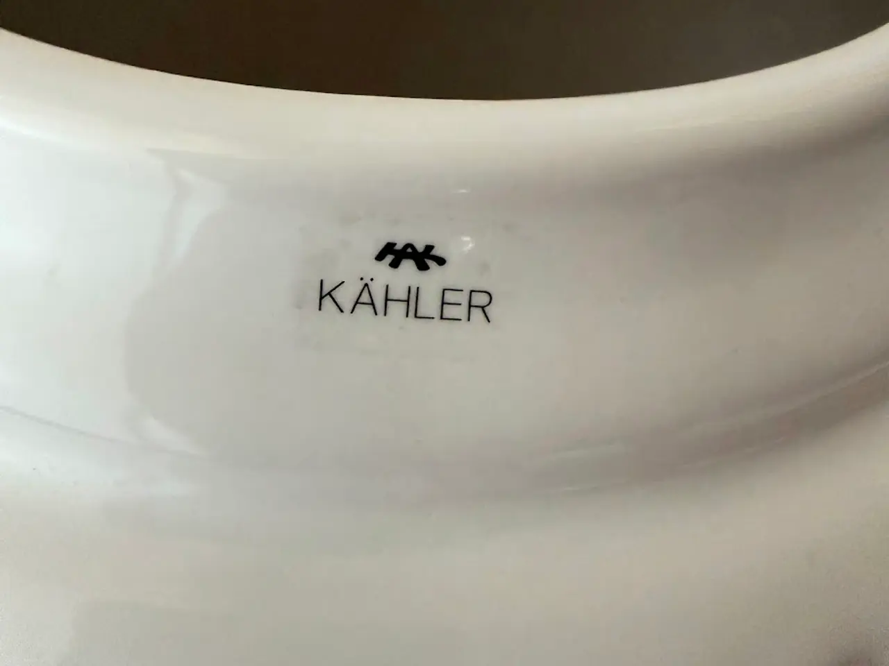 Billede 2 - Kähler Hammershøi gulvvase . Stor hvid 