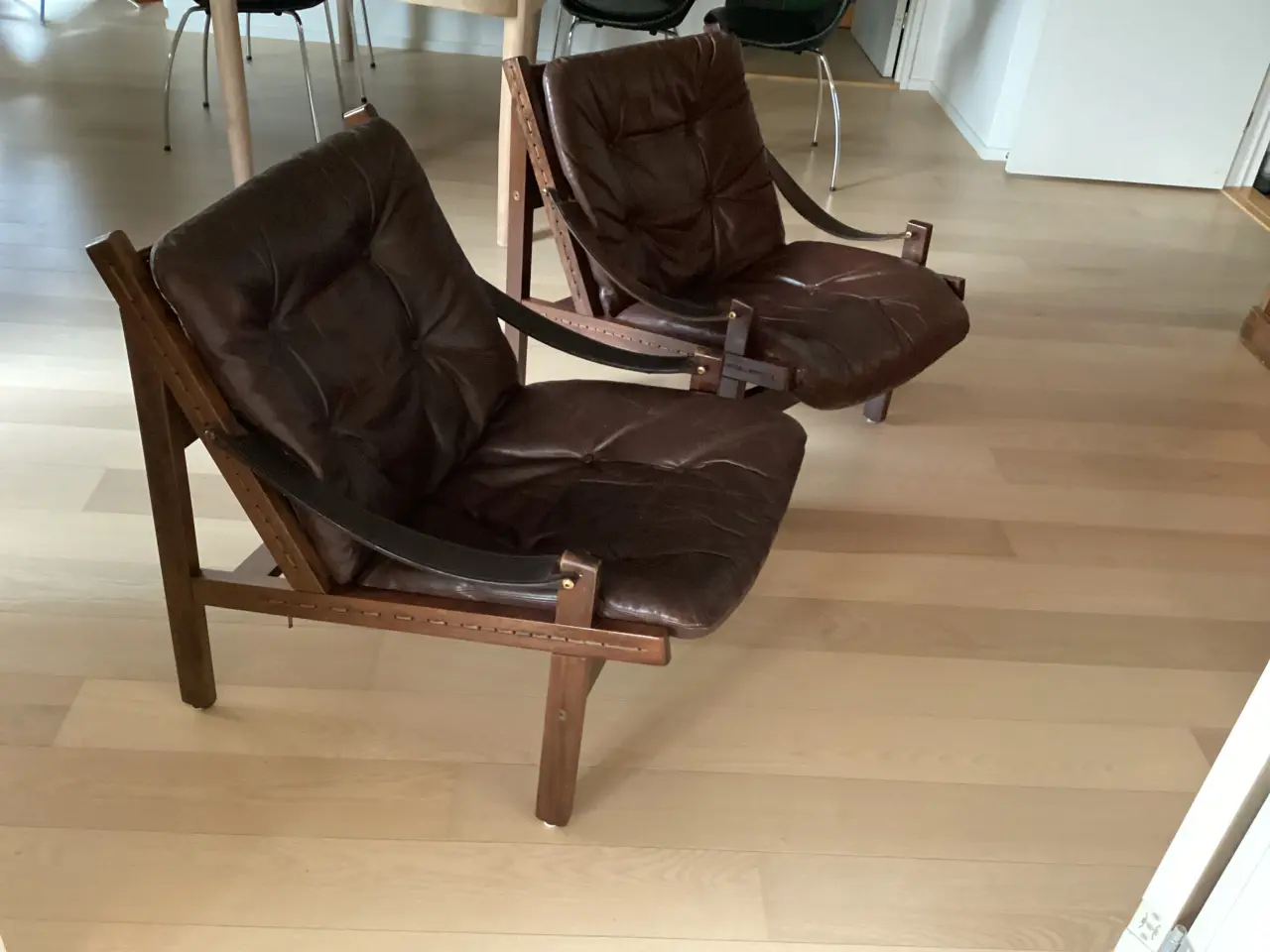 Billede 3 - Læderstole