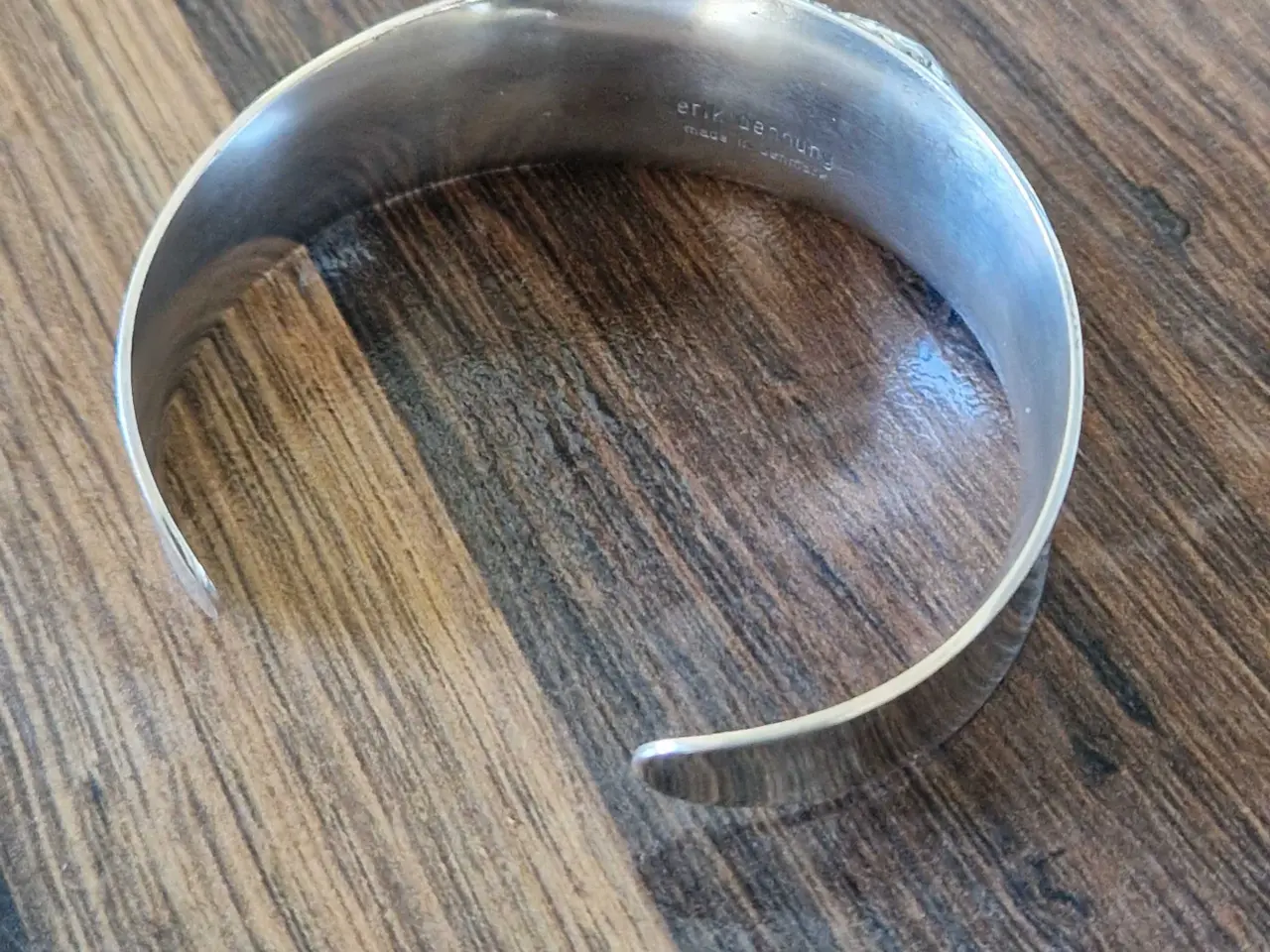 Billede 4 - Retro armring,forsølvet med turkis. Erik Dennung
