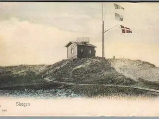 Skagen - Signalstationen - Postkort - Brugt