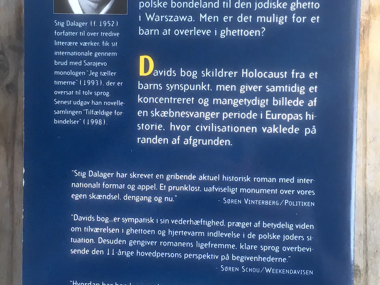 Billede 2 - Davids bog, Stig Dalager, genre: drama