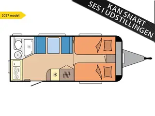 2027 - Hobby Excellent 460 SL   Hobby 460 SL Excellent model 2027 - kan ses januar 2027 hos Camping-Specialisten.dk