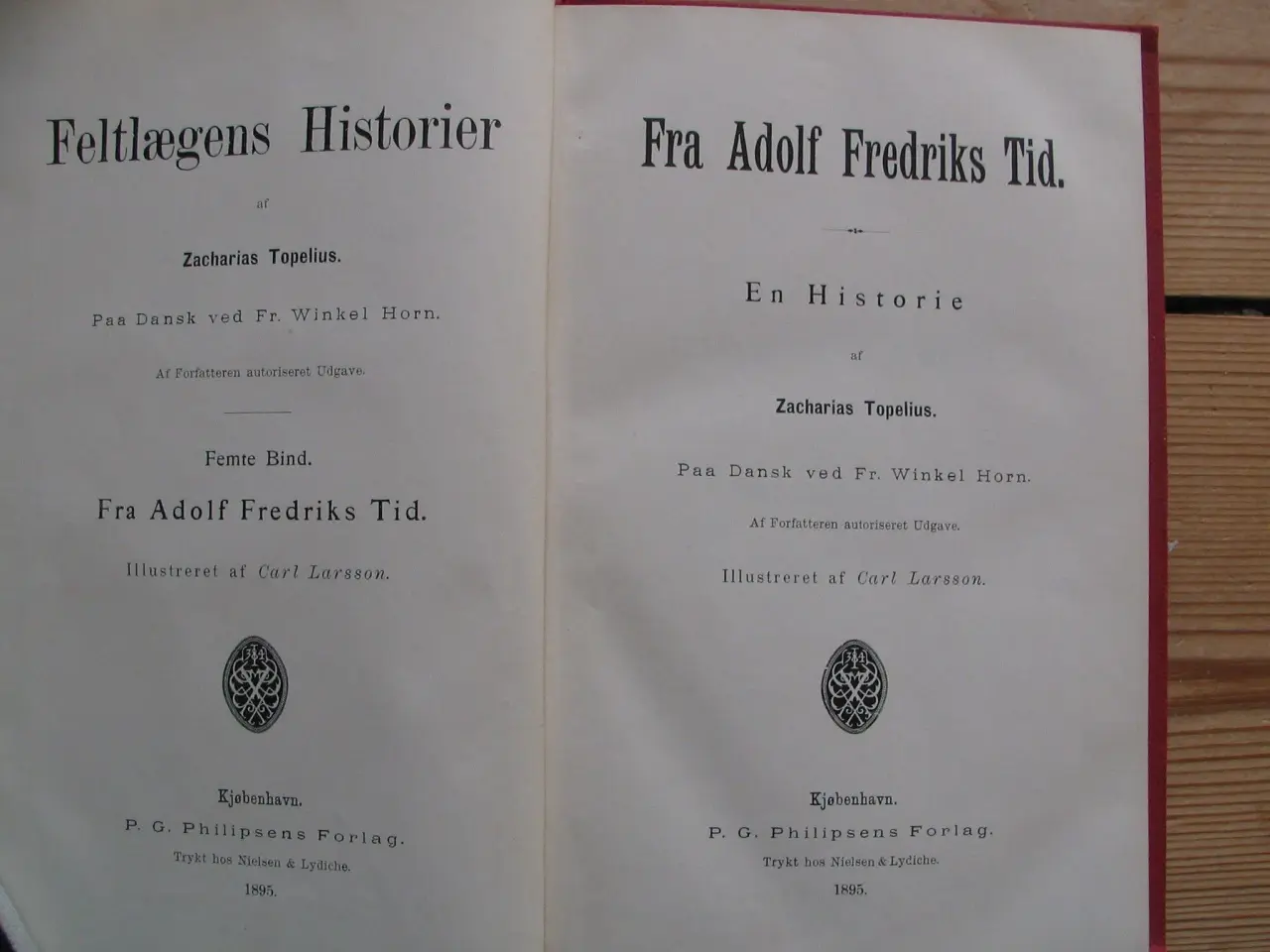 Billede 3 - Zacharias Topelius. Feltlægens Historier. fra 1895
