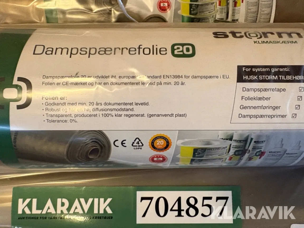 Billede 4 - Dampspærrefolie Storm  28 ruller