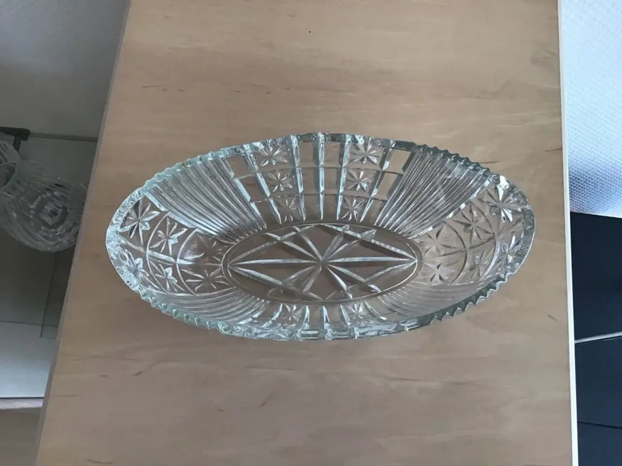 Billede 2 - Glas skål H10xB13xL25 cm.