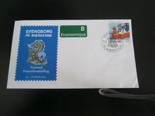 Flot kuvert med frimærke fra 2003