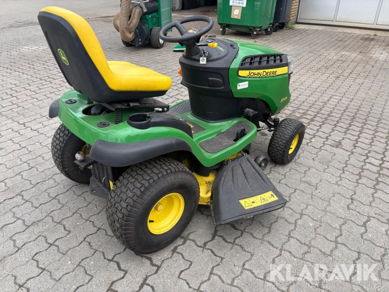 Billede 3 - Græsslåmaskine John Deere X125 tractor