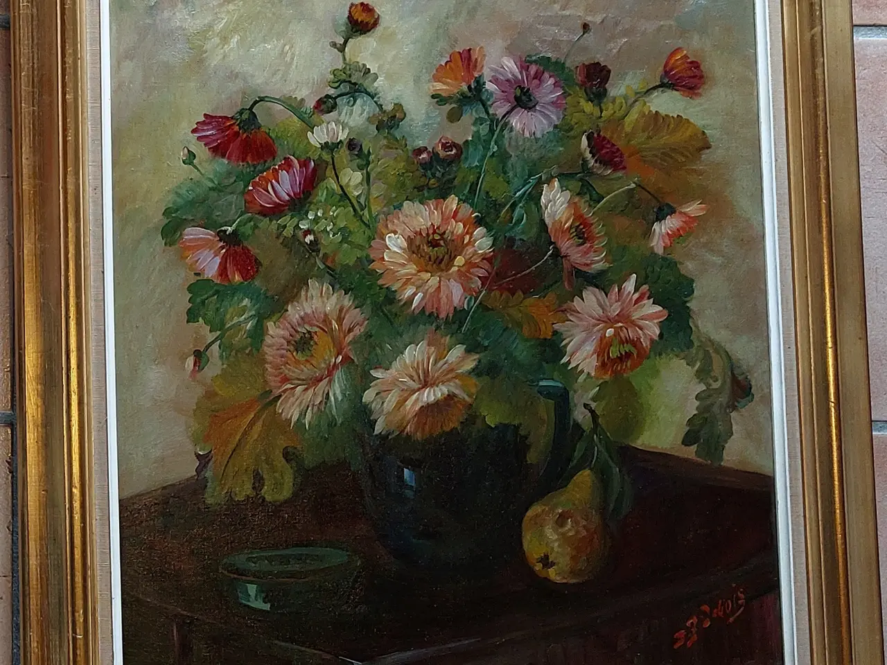 Billede 2 - I.  B.  DEBOIS - (1897 - 1970 ) - oliemaleri