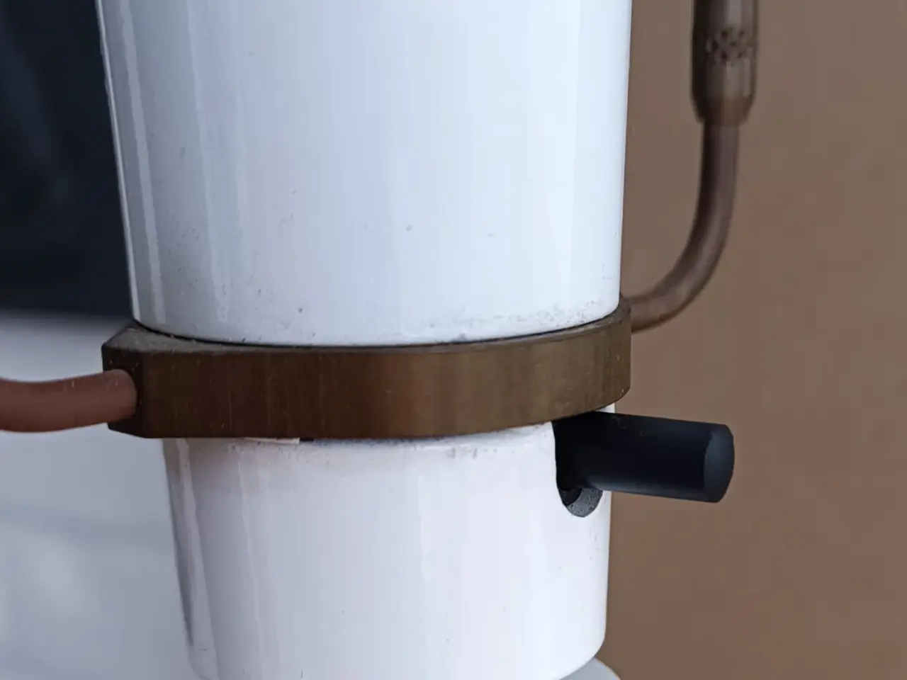 Billede 2 - Bordlampe Blå Kant Kongelig