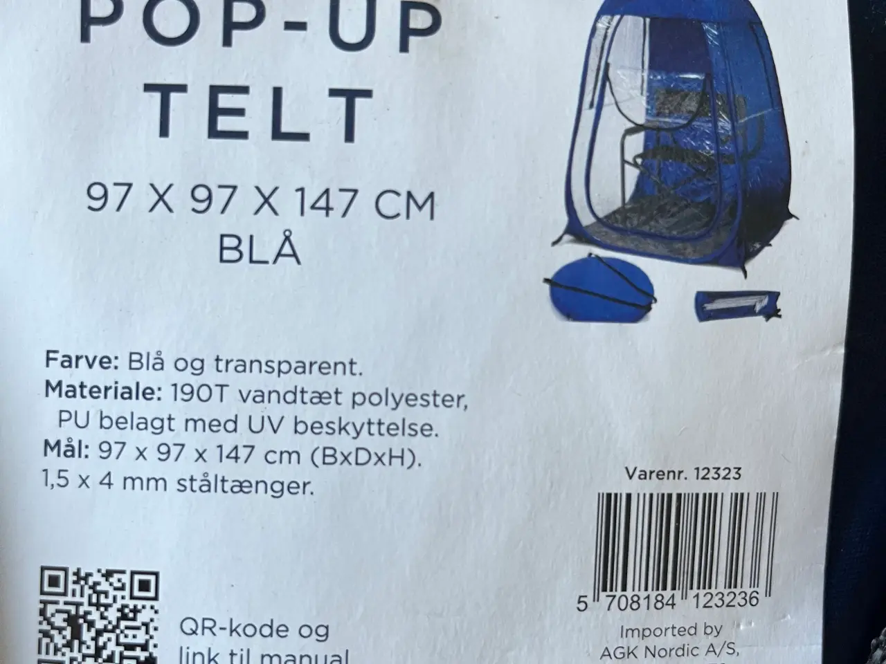 Billede 1 - Pop-up telt