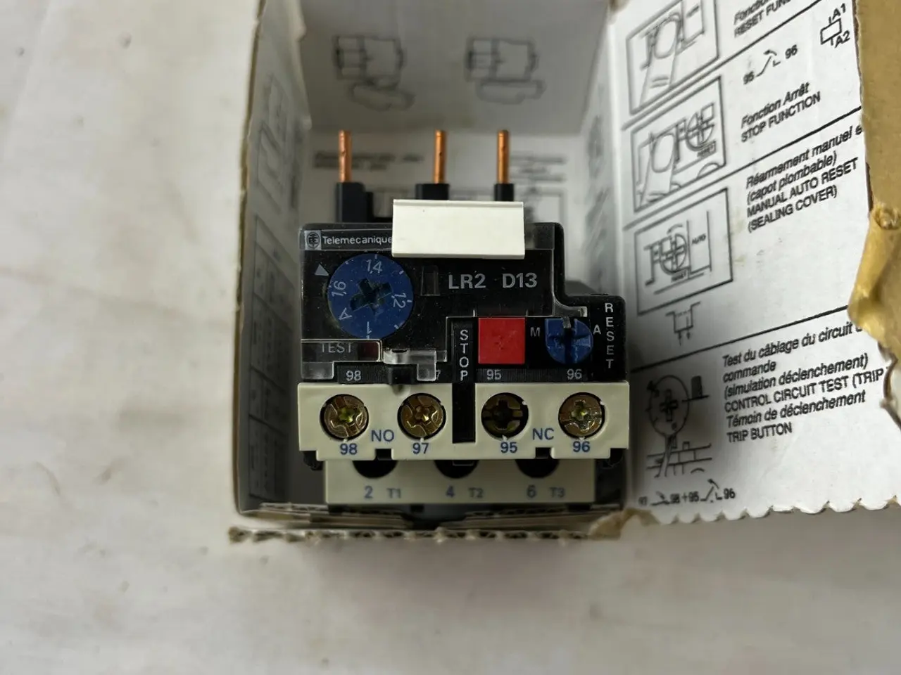 Billede 4 - Telemecanique LR2D1307 Thermal Overload relæ Class