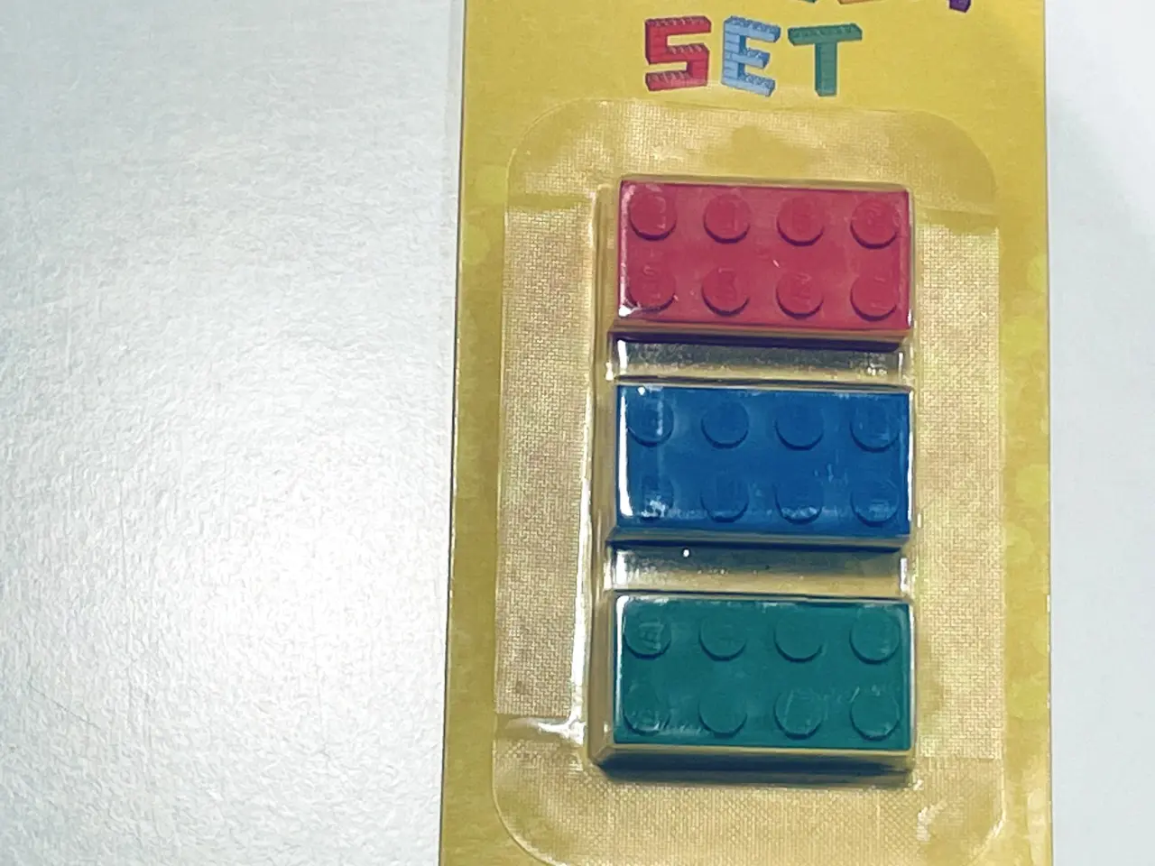 Billede 1 - LEGO Viskelædere – rød, blå og grøn