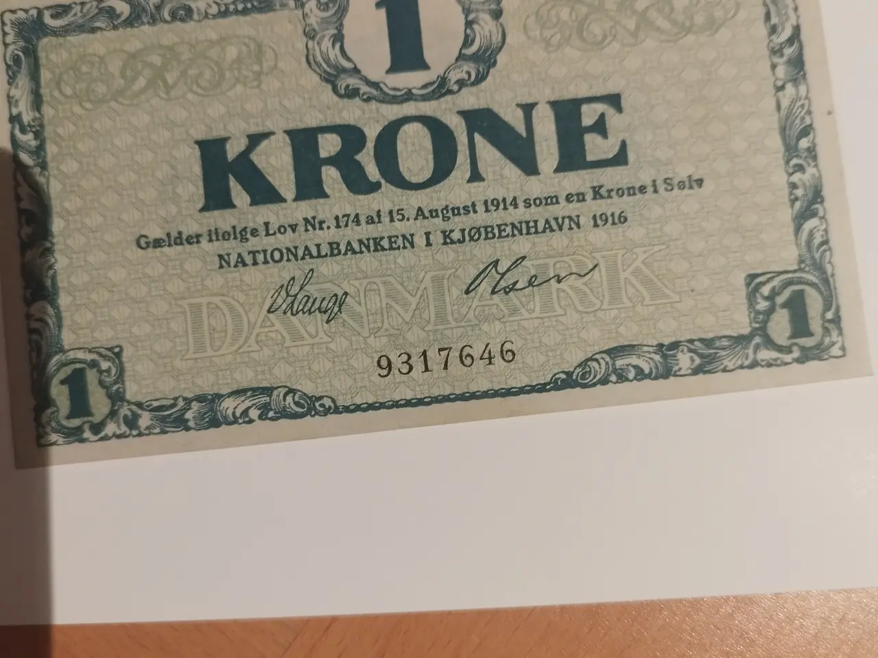 Billede 1 - 1 Krone 1916. God stand