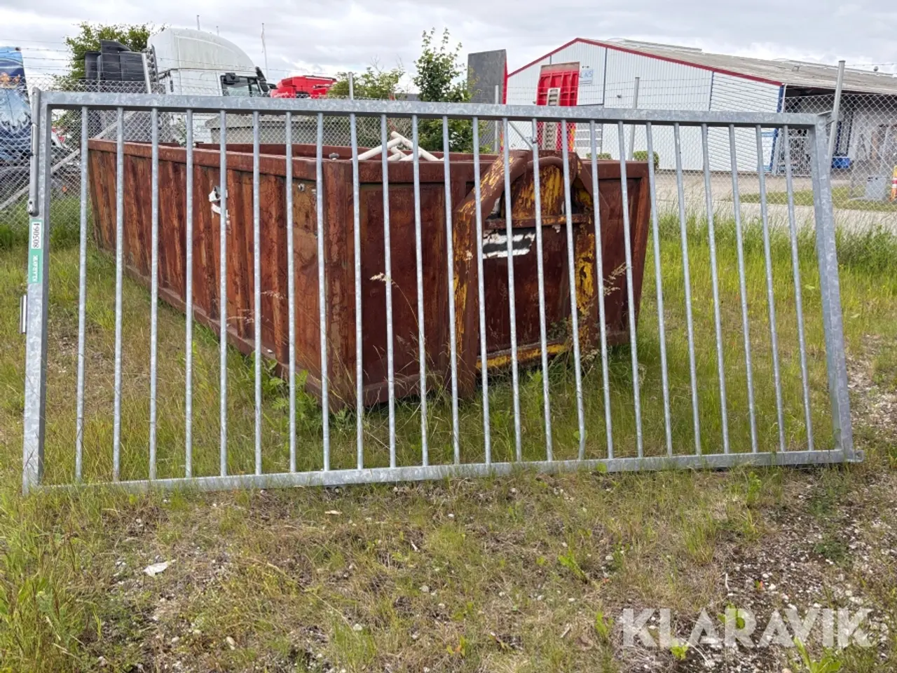 Billede 2 - Låge i galvaniseret stål