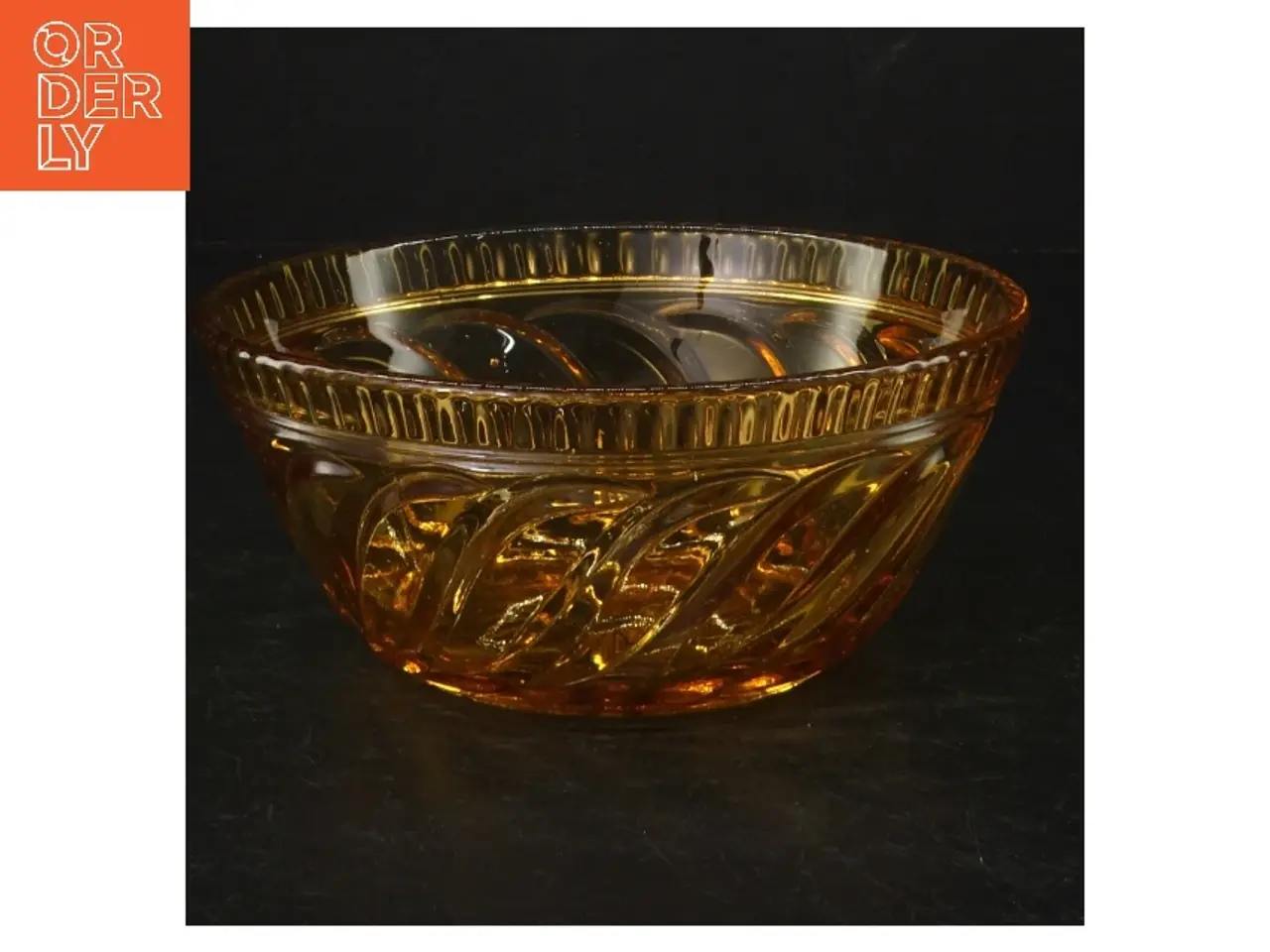 Billede 1 - Glasskål (str. H. 6,5 cm. ø. 15,5 cm)