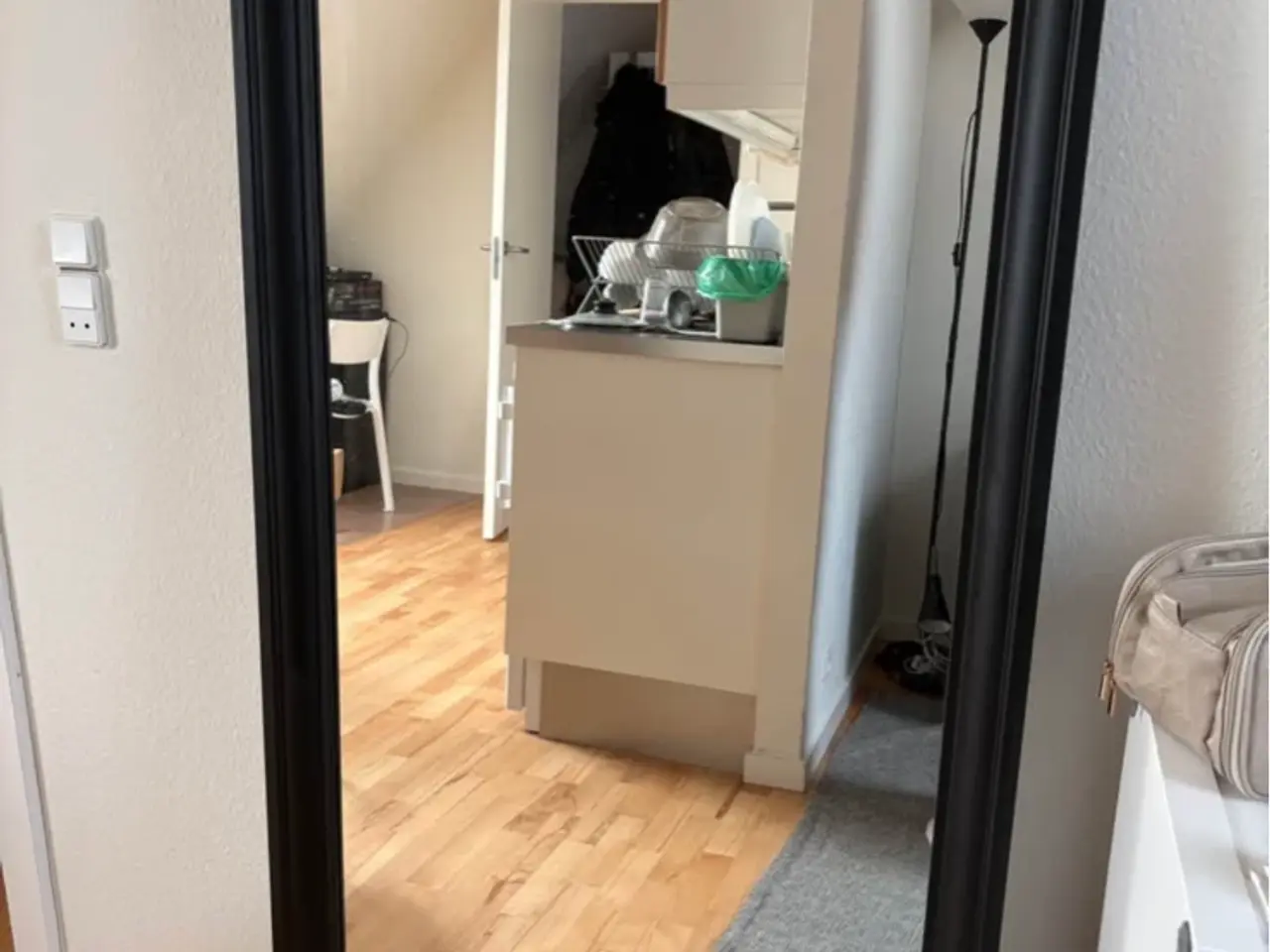 Billede 2 - stort sort spejl