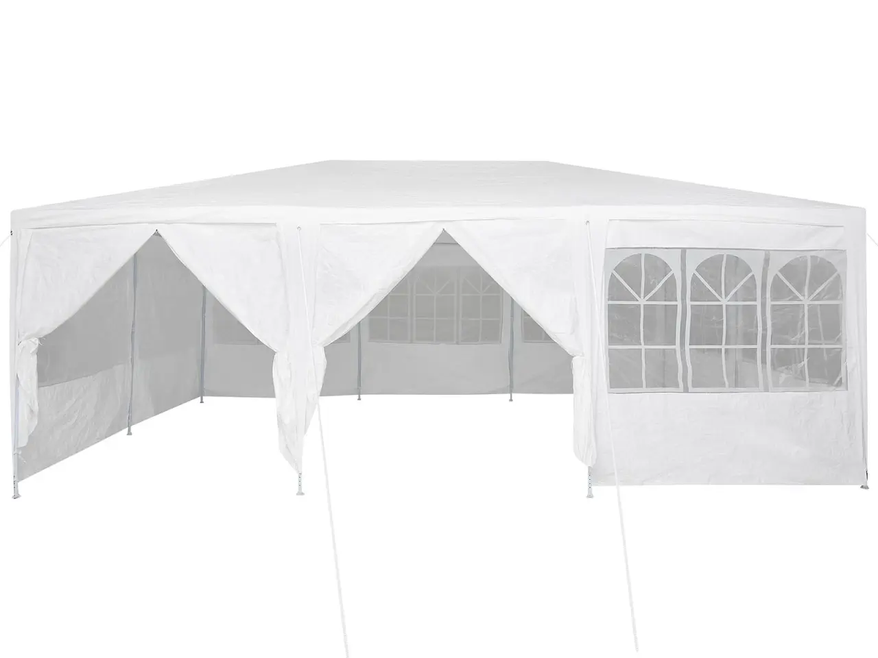 Billede 4 - Festtelt 600 x 400 x 266 cm - hvid