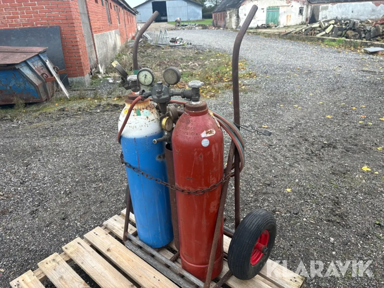 Billede 1 - Ilt og gas stativ.