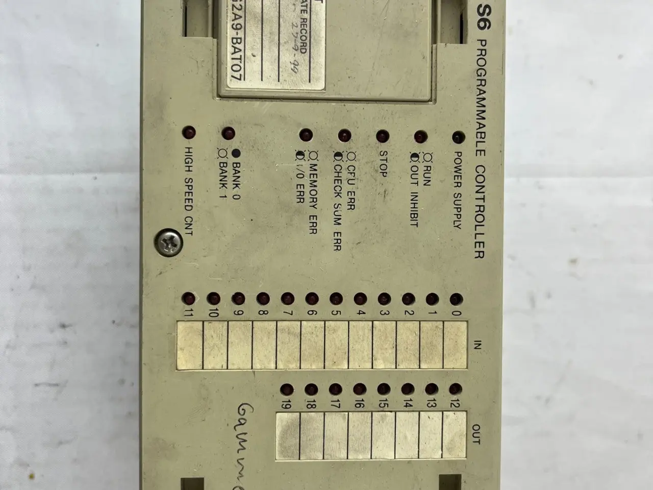 Billede 2 - Omron SYSMAC S6 3G2S6-CPU15 PLC Controller 24V 8