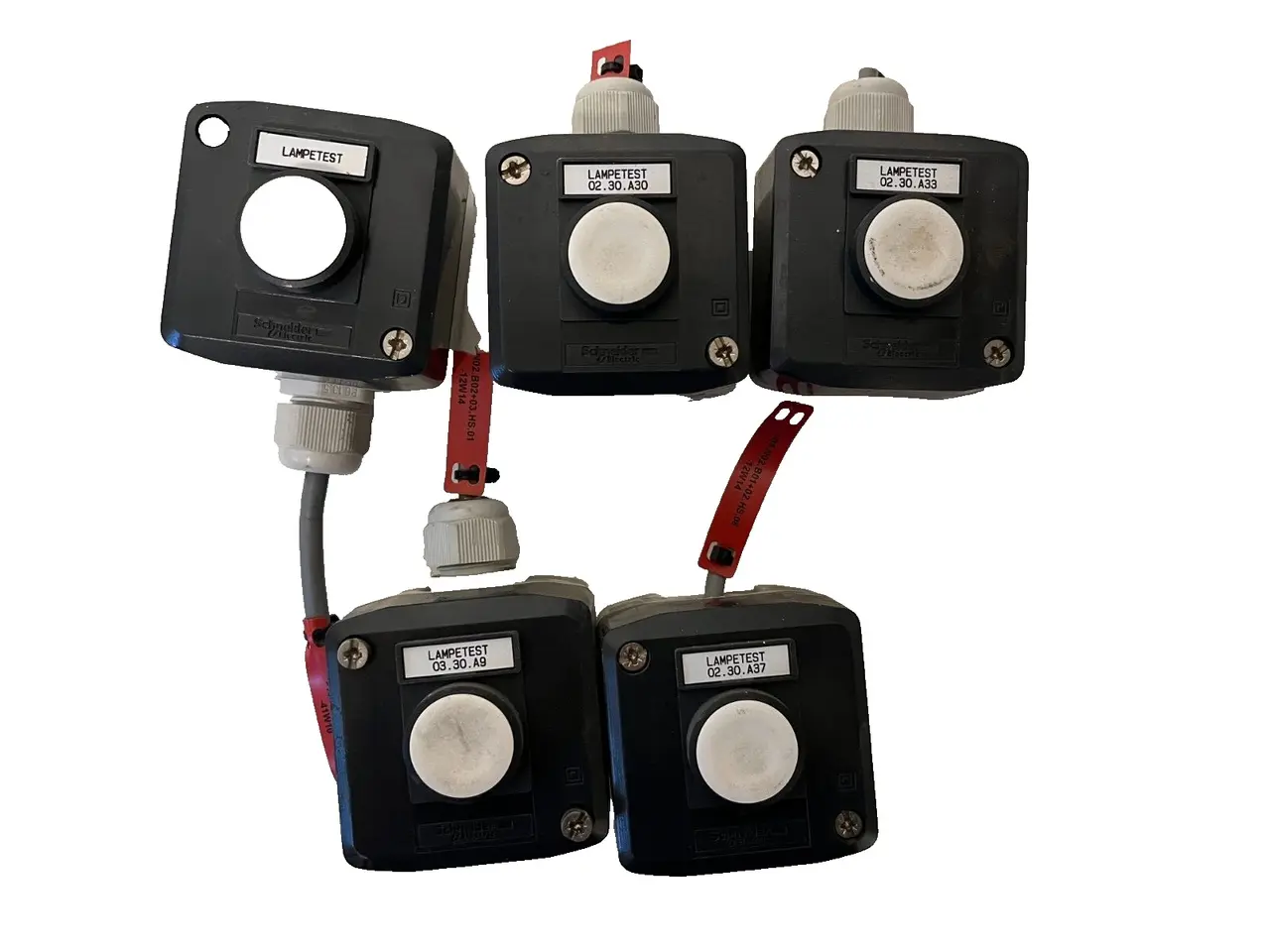 Billede 1 - 5x Schneider Electric Push Button Switches & kabel