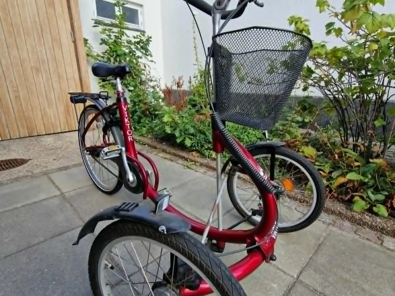 Billede 5 - Viktor 3-hjulet cykel, rød