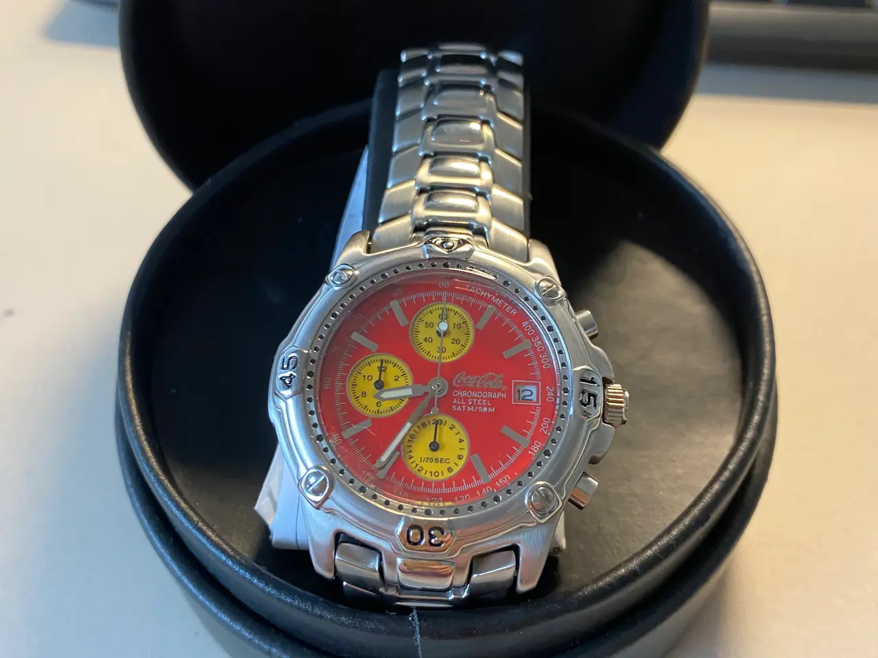 Billede 1 - Coca-Cola Chronograph samlerur med original boks