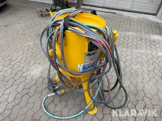 Sandblæser / trykblæseanlæg Norexco Norblast 100 med slanger og blæsepistol Norexco Norblast 100 Trykblæseanlæg 100 liter