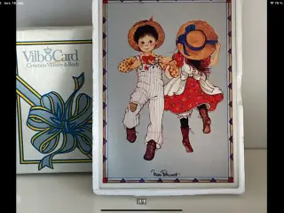 Porcelæns ramme tysk