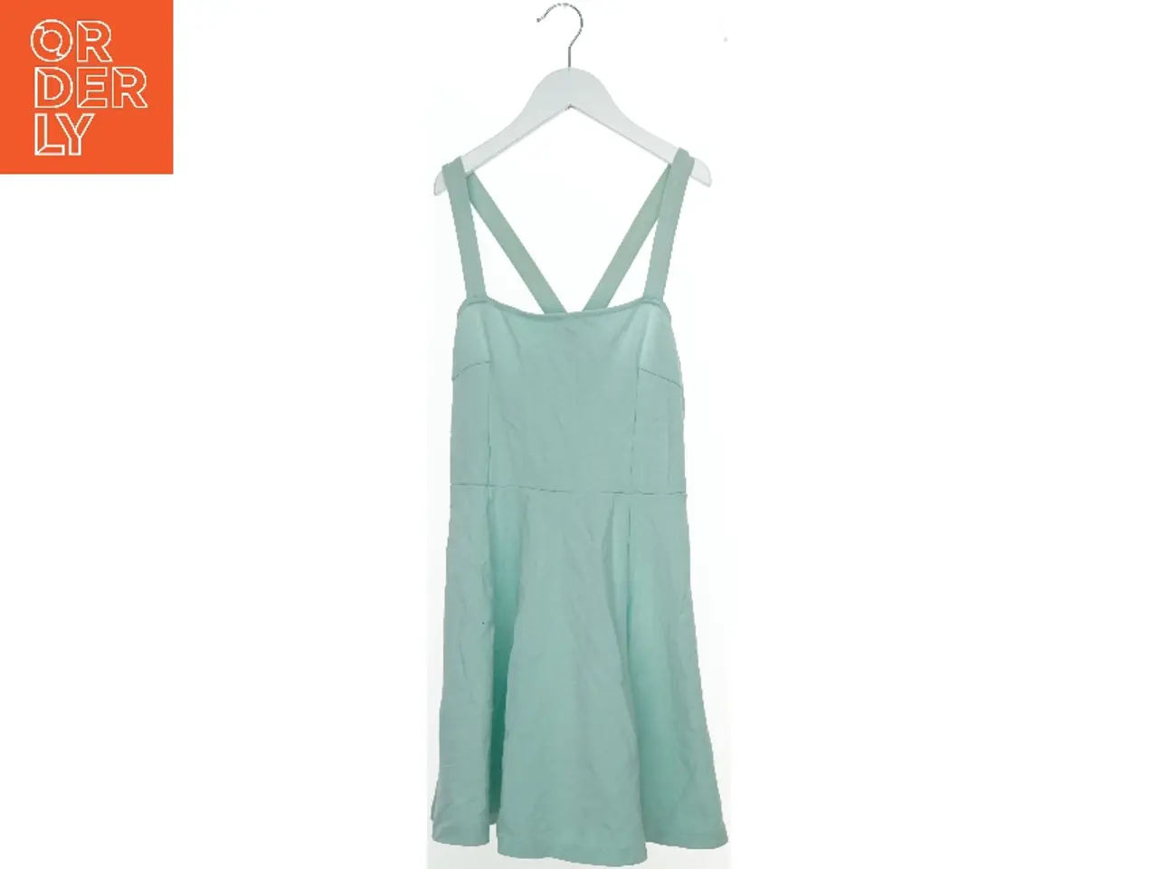 Billede 1 - Mintgrøn kjole med stropper fra H&M (str. S)