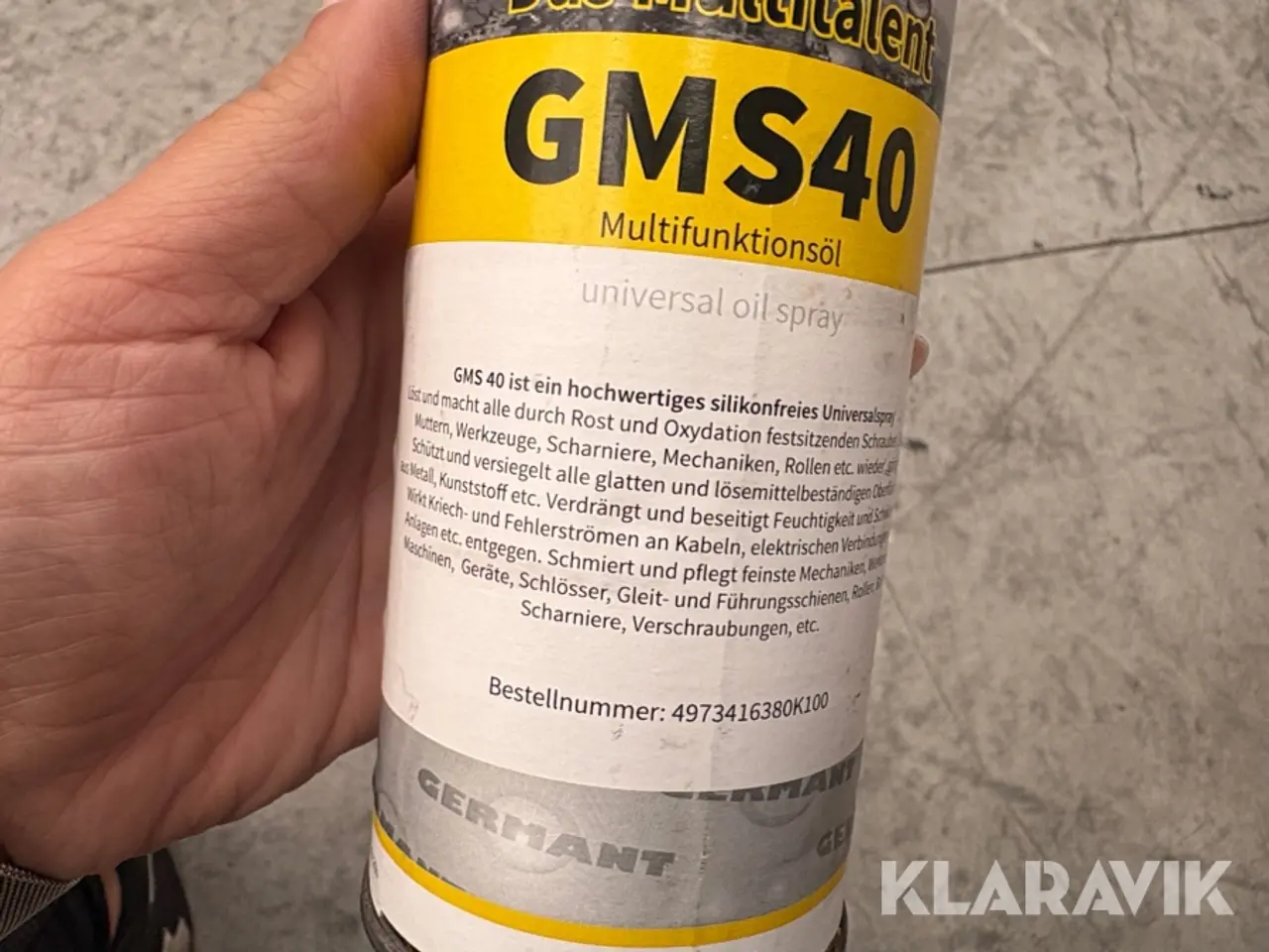 Billede 2 - Multifunktions olie Germant GMS 40 - 11 dåser
