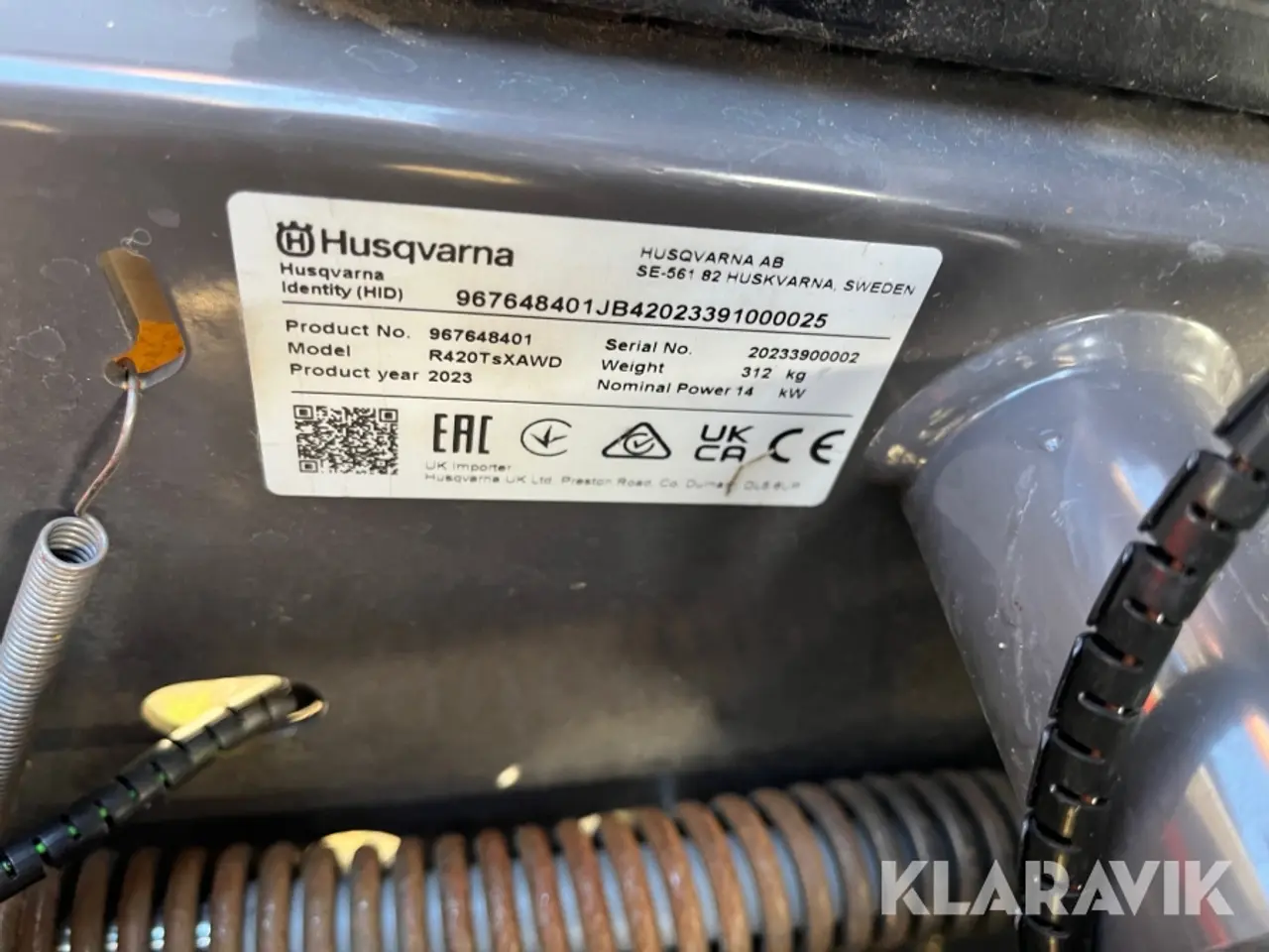 Billede 10 - Havetraktor Husqvarna R 420TsX AWD