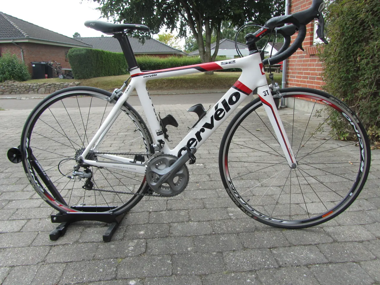 Billede 2 - Cervélo racer 54 cm 28" unisex hvid/rød
