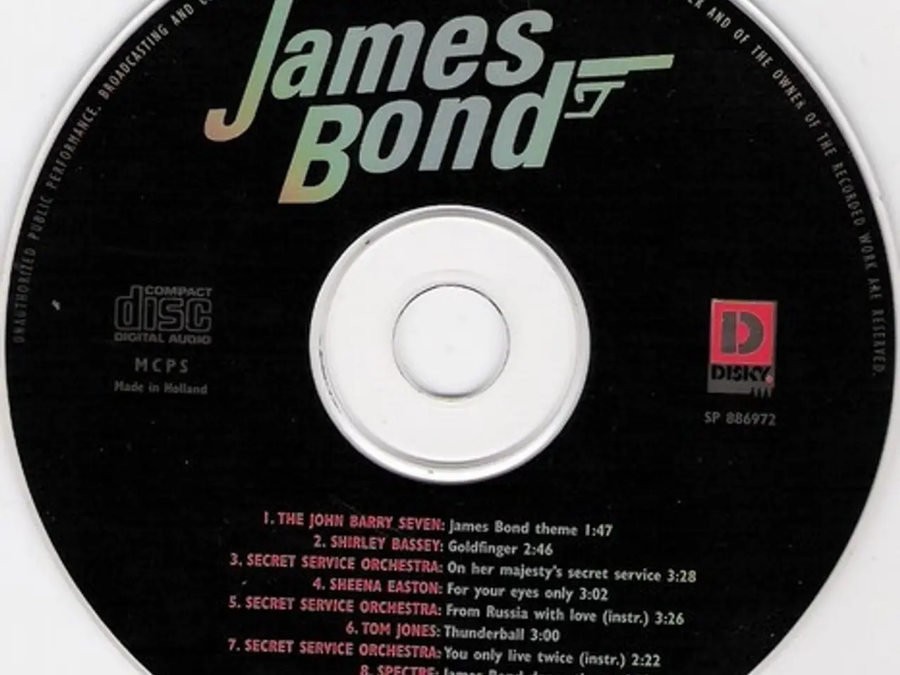 Billede 3 - Diverse kunstnere – James Bond Hits – CD