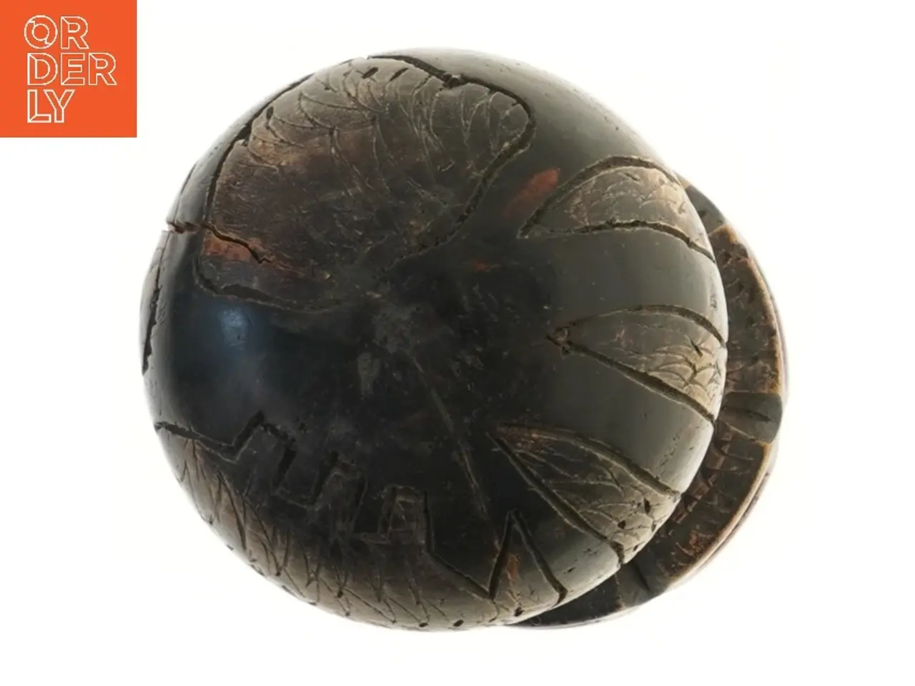 Billede 2 - Træfigur af holdende figurer (str. 28 cm)