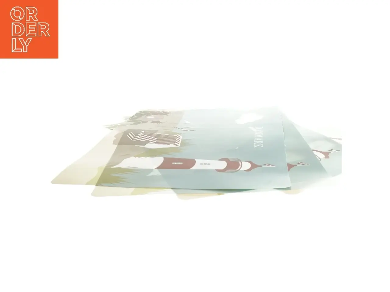 Billede 4 - Placemats med Danmark design (str. 28,5x43 cm)