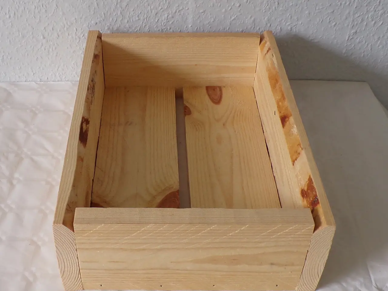 Billede 3 - Bakke i genbrugstræ 25 x 35 cm