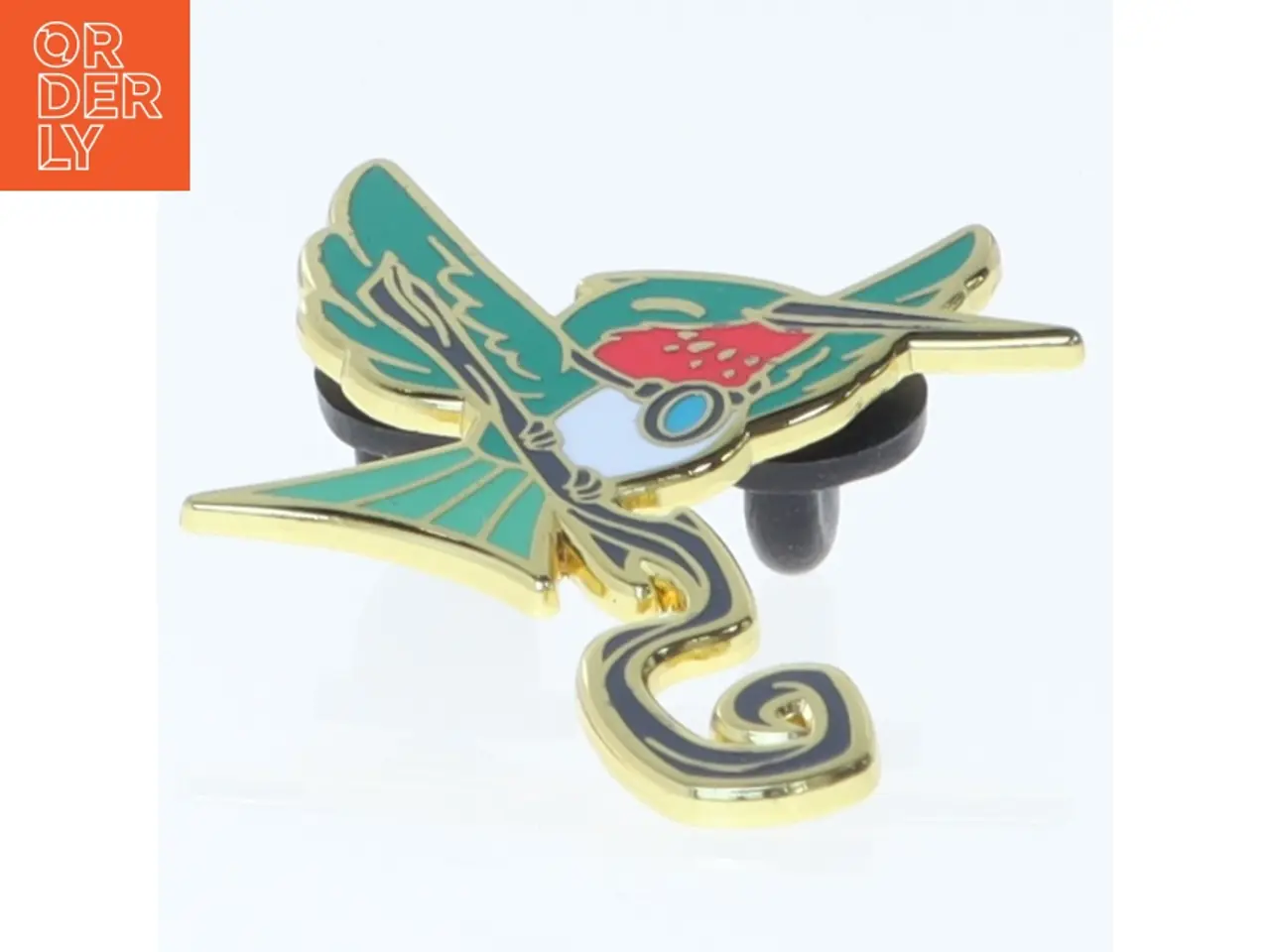 Billede 3 - Broche med kolibri motiv (str. 4x3 cm)