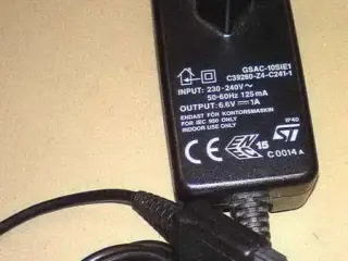 Siemens Lader / Strømforsyning 6,6V 1A