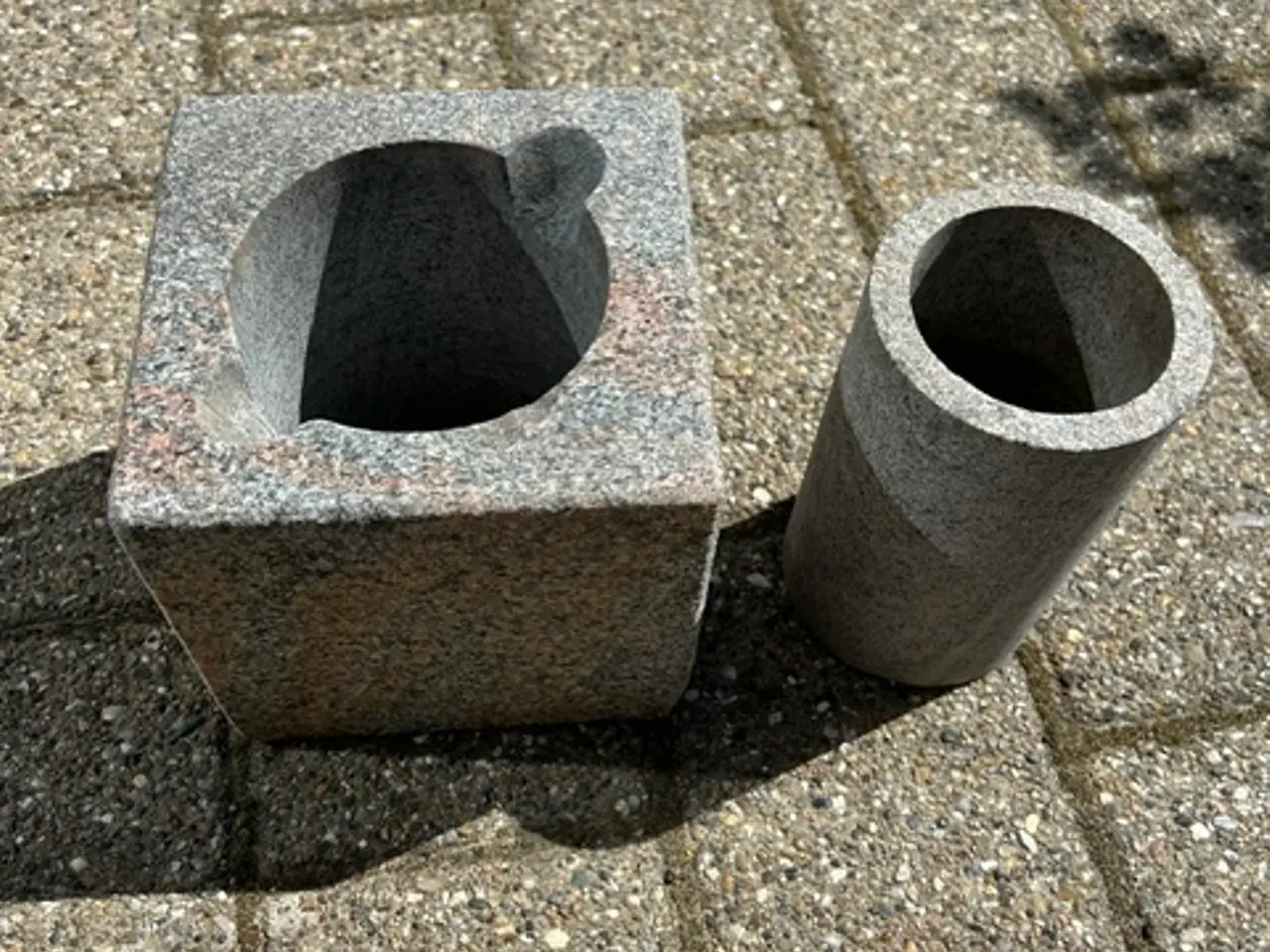 Billede 1 - Granit vase