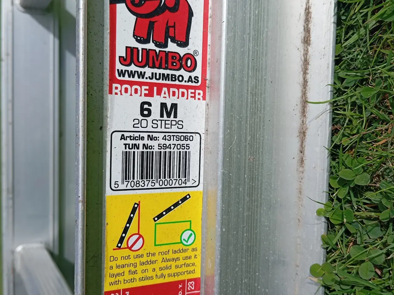 Billede 2 - Tagstige 6 meter "Jumbo"