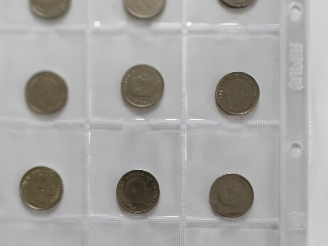 Billede 2 - Danmark 1 kroner 14 stk. alle forskellige