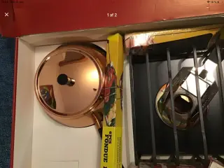 Fonduesæt kobber