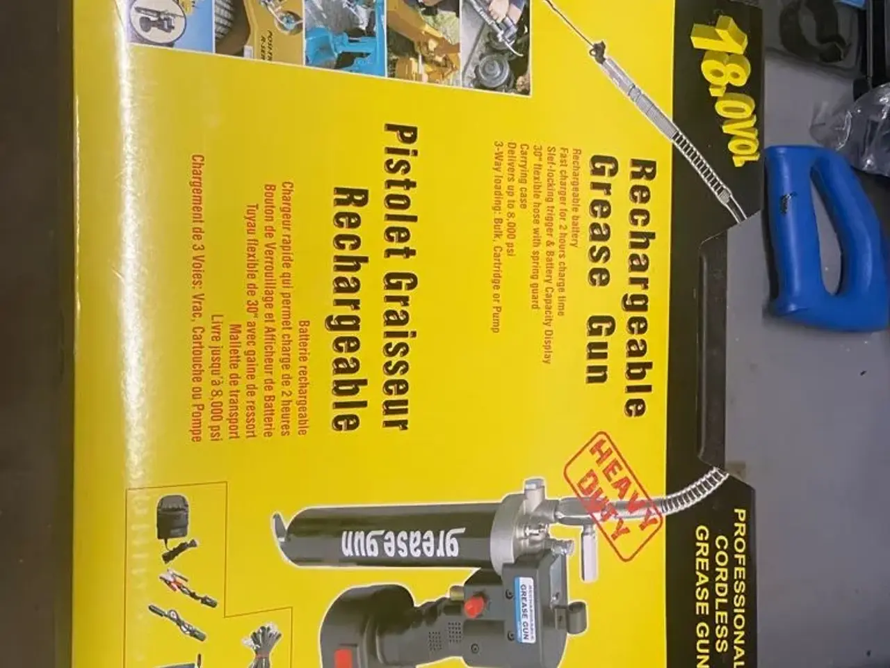 Billede 1 - 18v fedtsprøjte/fedtpresser i kasse