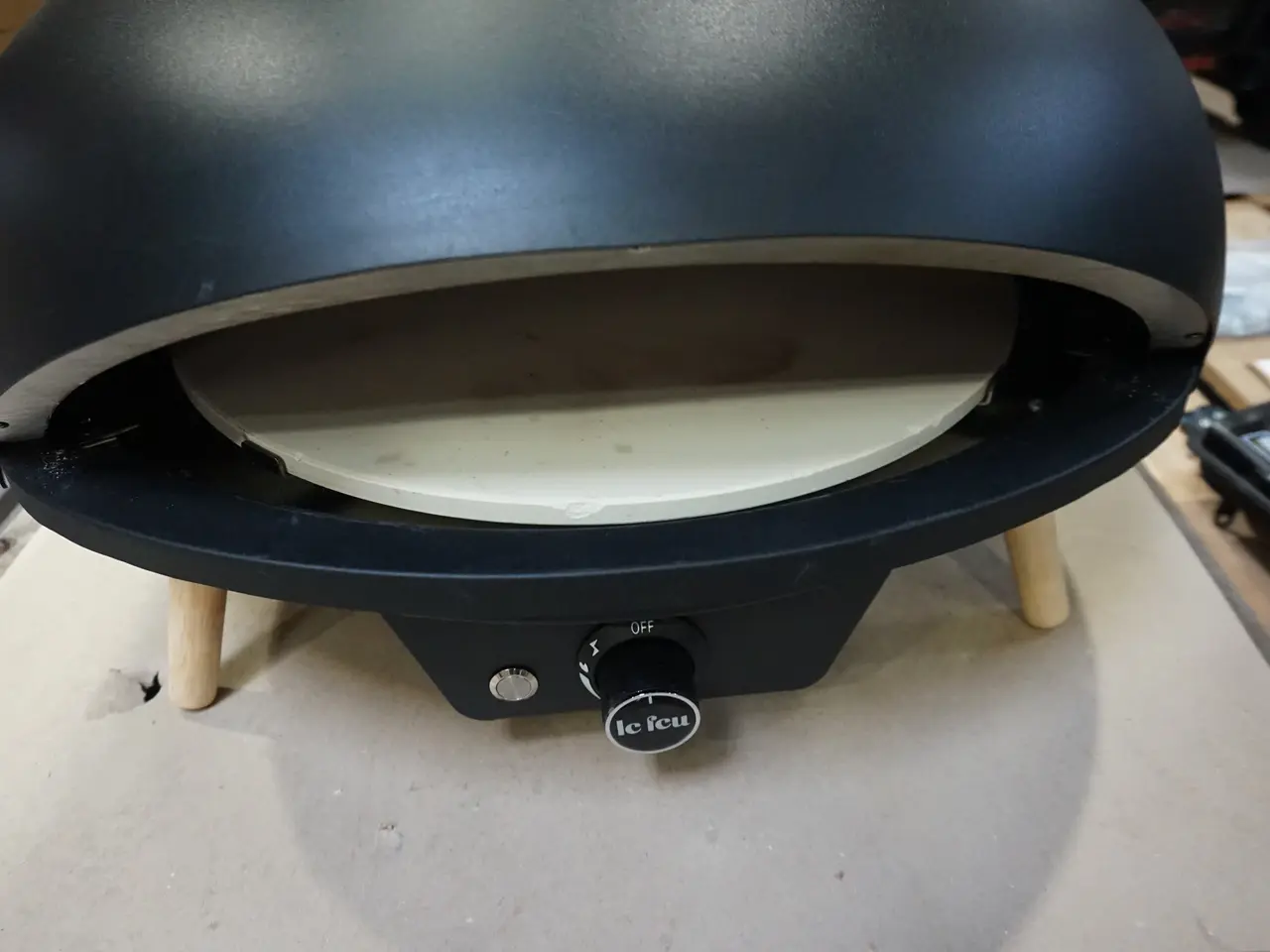 Billede 4 - Le Feu Turtle Motion pizzaovn med rotation til gas